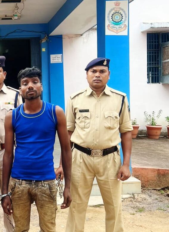 थाना छुरा  द्वारा चोरी के आरोपी को किया गिरफ्तार