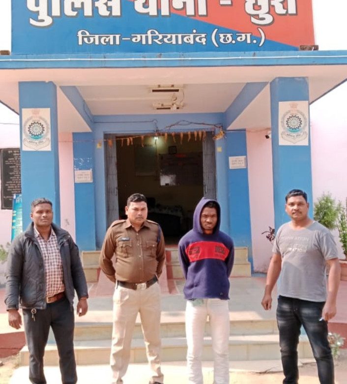 चरित्र शंका पर टंगिया से अपने भाभी की हत्या करने वाले देवर गिरफ्तार