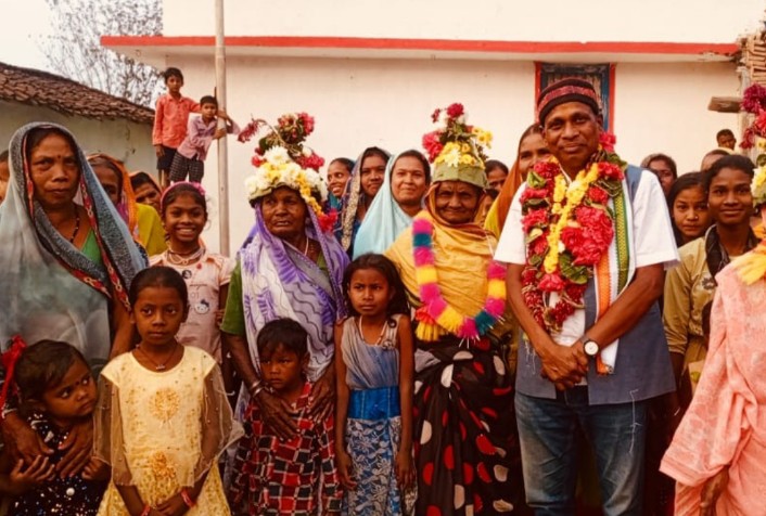 बिन्द्रानवागढ़ विधायक जनक ध्रुव कई कार्यक्रमों में हुए शामिल