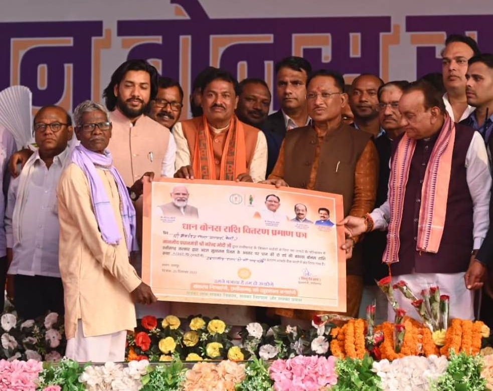 विष्णु देव साय सरकार के छह माह ,सुशासन के ट्रैक पर विकास ने फिर पकड़ी रफ्तार