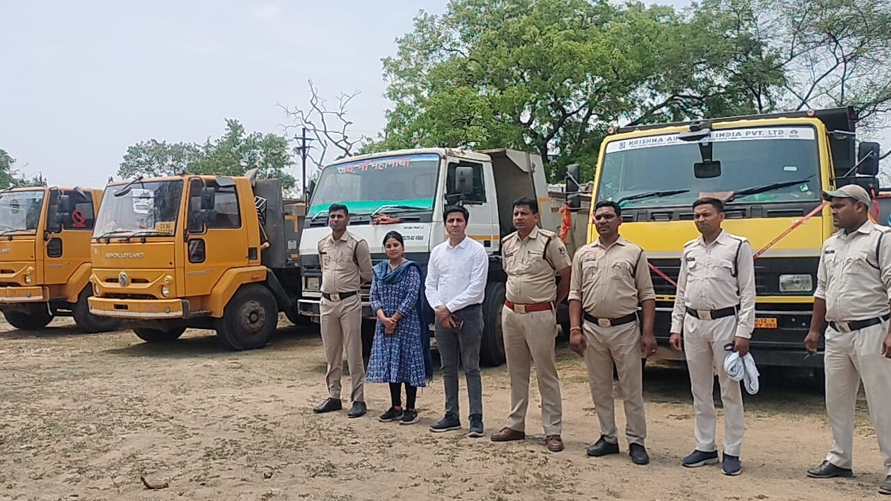 अवैध रेत खनन