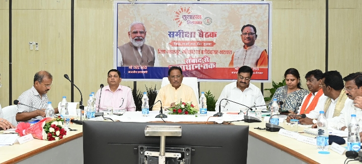 छत्तीसगढ़ न्यूज: मुख्यमंत्री विष्णु देव साय ने महासमुंद, गरियाबंद और बलौदाबाज़ार-भाटापारा जिले के अधिकारियों की बैठक ली