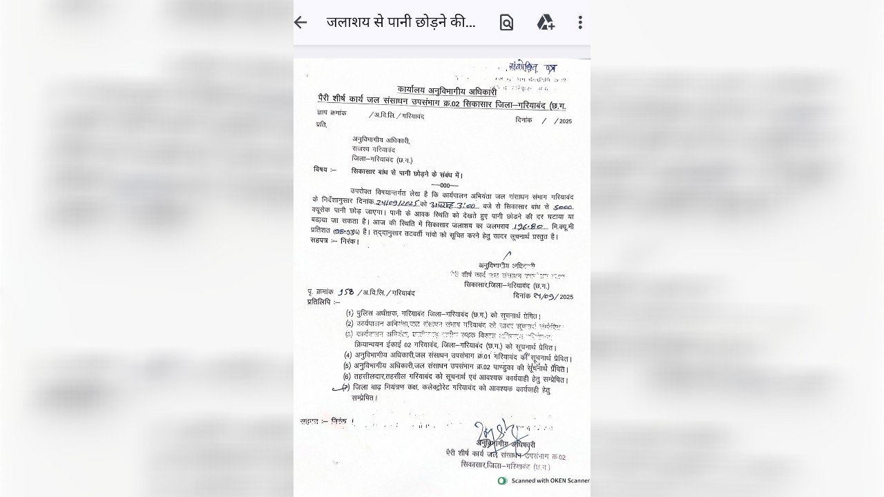 सिकासार जलाशय