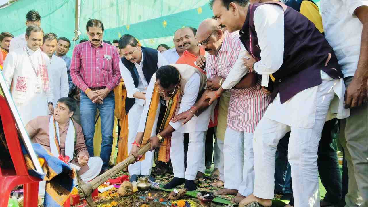 सरस्वती शिशु मंदिर भूमिपूजन