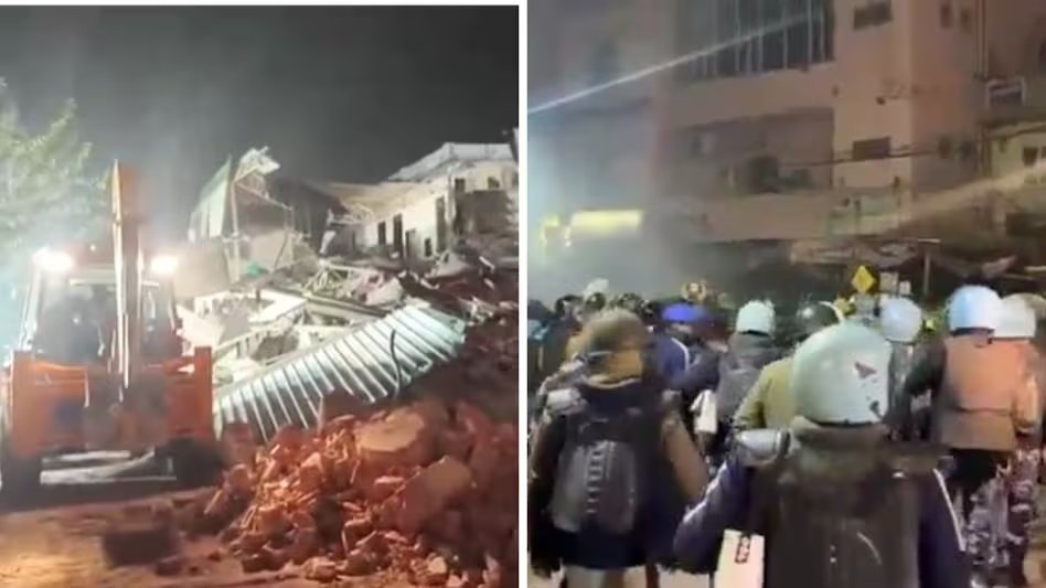 Bulldozer Action In Turkman Gate: तुर्कमान गेट पर MCD का बुलडोजर, अवैध अतिक्रमण हटाने पर हुआ पथराव, पुलिस ने किया आंसू गैस का प्रयोग