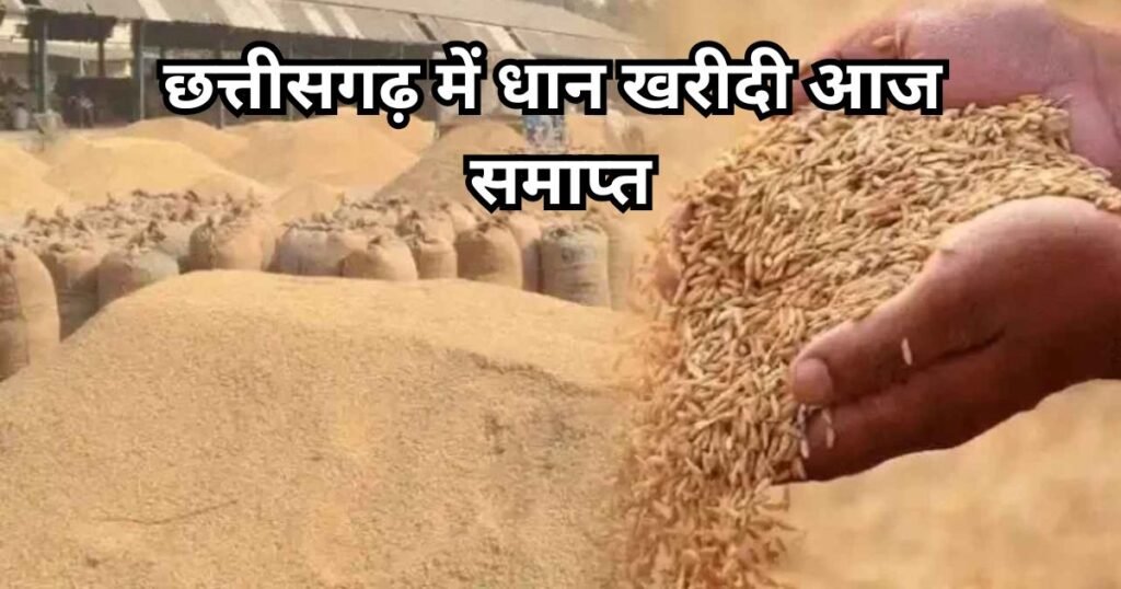 CG Dhan Kharidi News: छत्तीसगढ़ में धान खरीदी का आज आखिरी दिन, टोकनधारी किसान ही बेच सकेंगे उपज CG Dhan Kharidi News