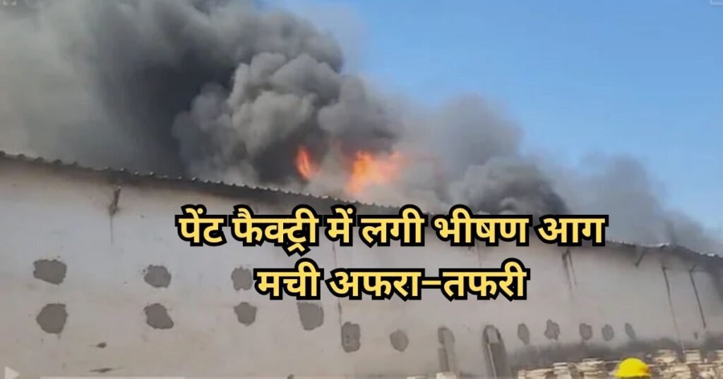 Bilaspur Factory Fire News: इंडस्ट्रियल एरिया की पेंट-पुट्टी फैक्ट्री में भीषण आग, धुएं के गुबार से दहला इलाका Bilaspur Factory Fire News