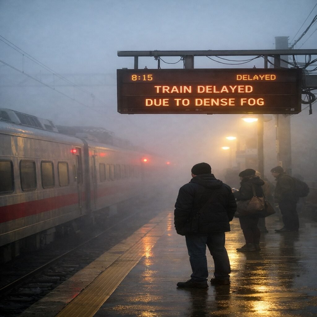 Train Delay because of Dense Fog: कोहरे ने थामा राजधानी एक्सप्रेस का पहिया, विजिबिलिटी बेहद कम, कई ट्रेनों की रफ्तार हुई धीमी, देखें पूरी लिस्ट