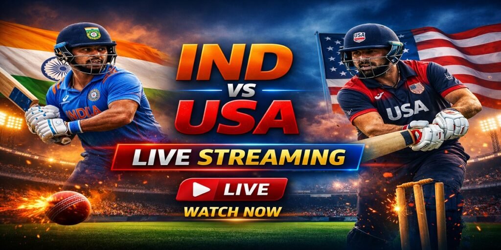 IND vs USA Live Streaming