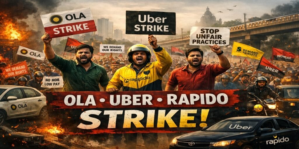 Ola Uber Rapido Strike