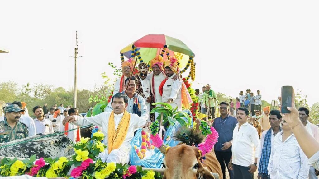 Rajim बैलगाड़ी बारात